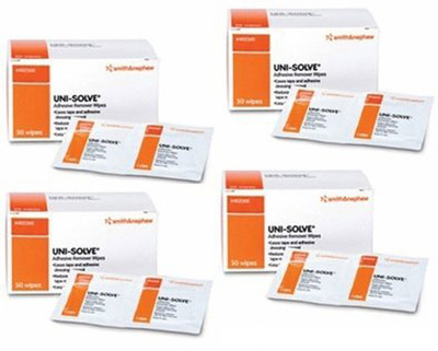 Smith & Nephew 402300 Uni Solve Adhesive Remover Wipes - Pack of 200