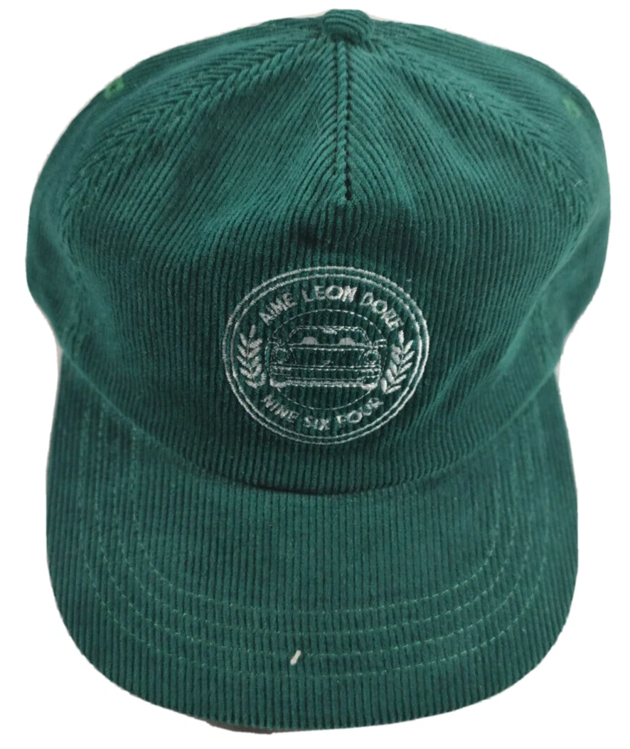 ALD Aime Leon Dore x PORSCHE 964 Green Corduroy Logo Cap Hat SS20