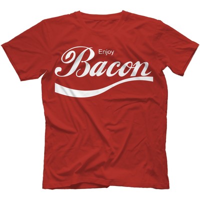 T-Shirt Enjoy Bacon WASTED SWAG LUSTIGES GESCHENK NEUHEIT