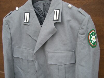 BW Bundeswehr  Uniformjacke Gebirgsjäger Skibluse Gr.182/88 Edelweiss