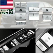9Pcs Gear Shift Box Panel Button Sequin Cover For Honda Accord 2018-2022