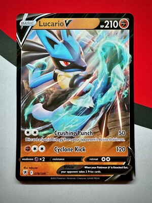 やまとポケモンカード JUMBO Lucario V Oversized Card 078/189 Astral Radiance Pokémon