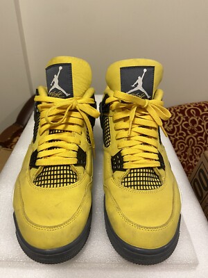 Air Jordan 4 Retro Basketball Shoes CT8527-700 Lightning  display picture 1