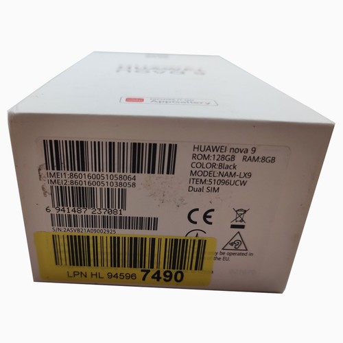 Huawei Nova 9 4G Dual Sim 128GB Black OEM Factory Unlocked - Afbeelding 9 van 13