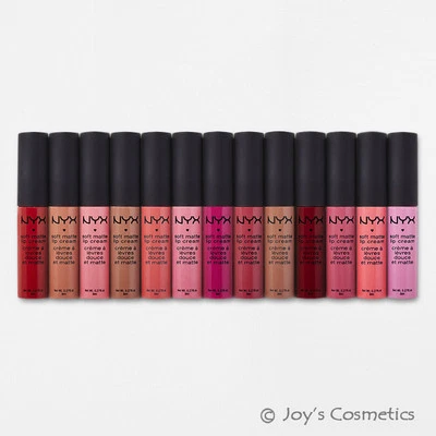 13 NYX Weich Matt Lippen Creme Lippenstift - Smlc " 13 Farbe Set CM Joy's - Bild 1 von 4
