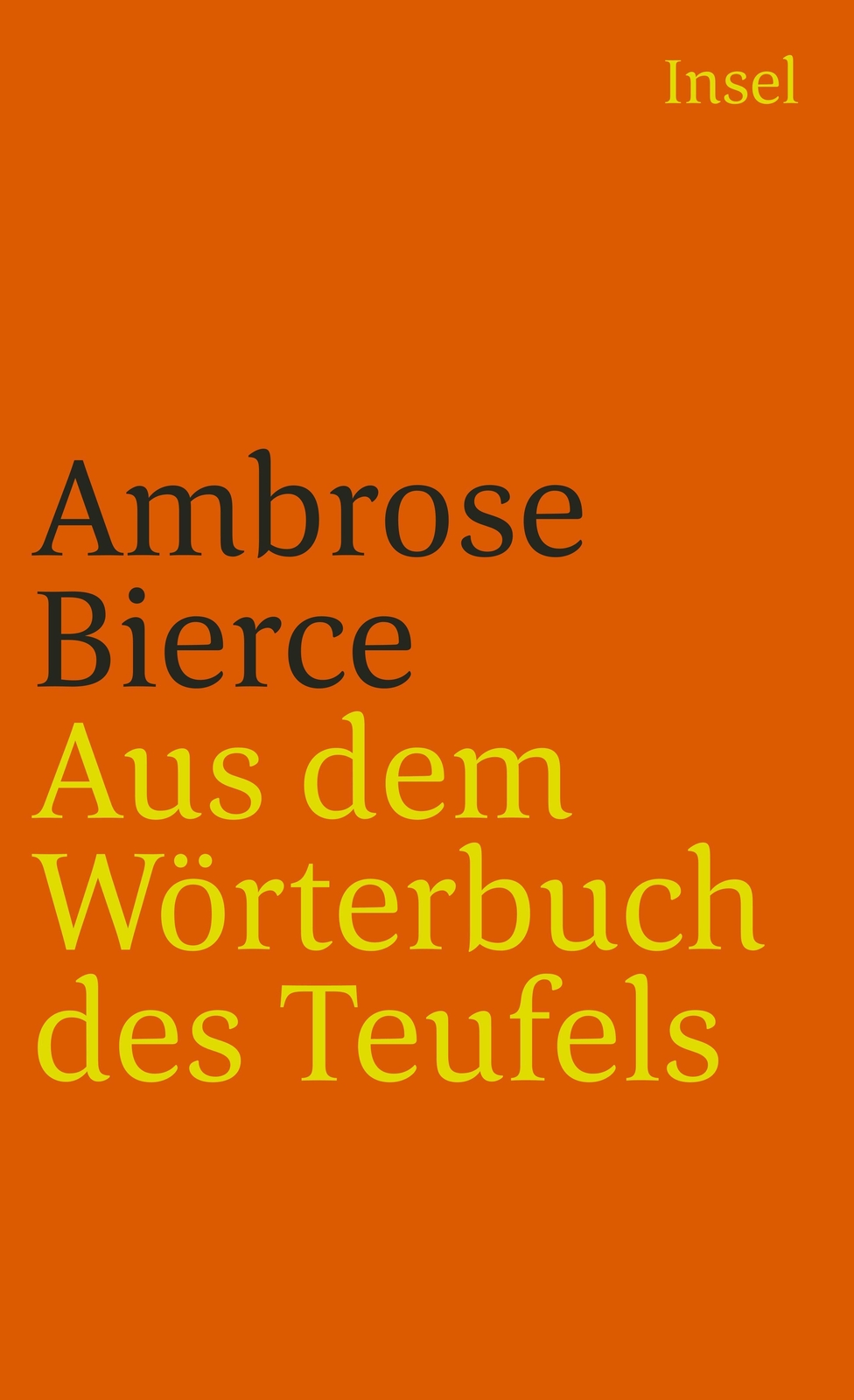 Thumbnail - Ambrose Bierce | Aus Dem Wörterbuch Des Teufels | Taschenbuch |
