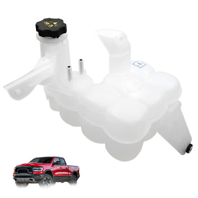 #ad 603 839 Engine Coolant Reservoir w Cap For 2013 2018 Ram 2500 3500 4500 5500 $52.99