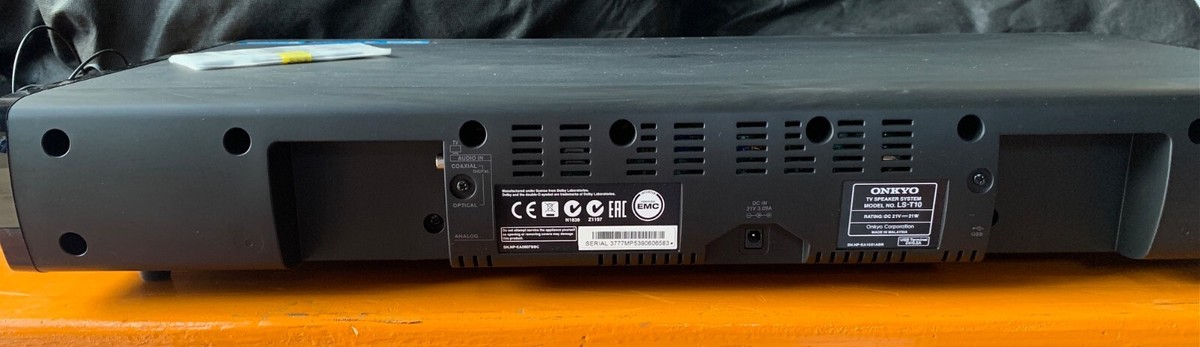 Onkyo LS-T10 Base per tv, soundbar Dolby Digital 6.1