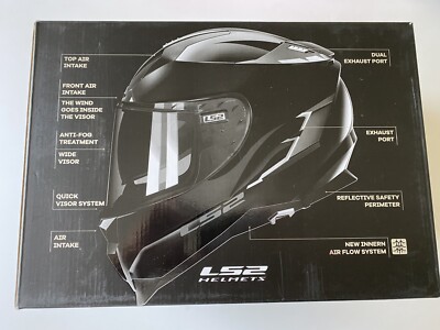 LS2 FF327 Challenger Flex mit Sonnenblende, sw/matt, Helm Gr XS Gewährleistung 