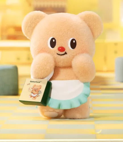 FUNISM Butter Bear Butterbear Business Day Series Blind Box Figura Giocattolo Floccato - Foto 15 di 21