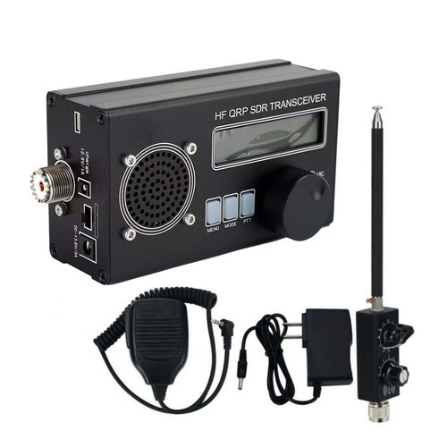 8-Band Mini USDR USDX HF QRP SDR Transceiver SSB/CW Mic Ptt Shortwave Antenna - Picture 2 of 8
