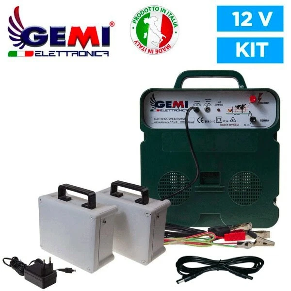 Kit Completo Per Recinto Elettrico Recinzione Elettrica Gemi Elettrificatore - Immagine 3 di 4