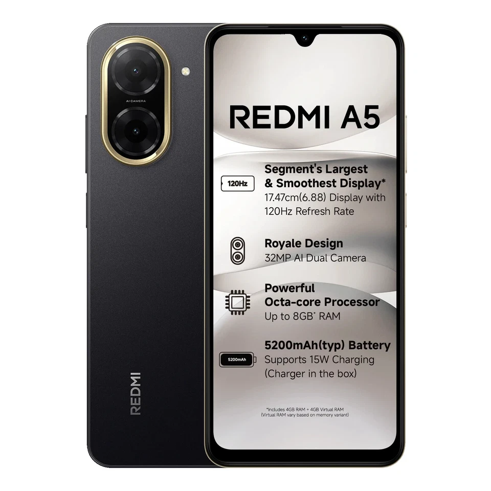 Xiaomi Redmi A5 64GB 3GB RAM Unlocked International Ver(New)Free 2 Day Shipping - Image 2 of 4