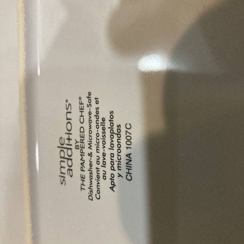 Pampered Chef 2028 Multicolor Tiles Large SERVING TRAY NEW In Original Box - Picture 4 of 4