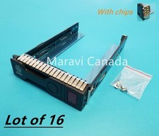 Lot 16: Genuine HP 3.5" HDD Tray Caddy, DL380 DL360 G8 G9 651314-001 651320-001