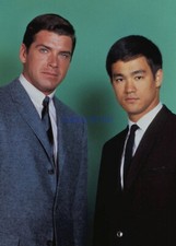 PHOTO PUBLICITAIRE RARE THE GREEN HORNET VAN WILLIAMS BRUCE LEE