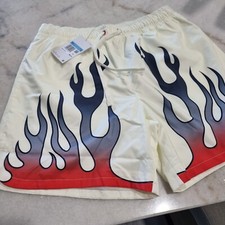 Nike Men's Sportswear Flames Fire Shorts Beach Trunks DV9628-133 Medium A43 