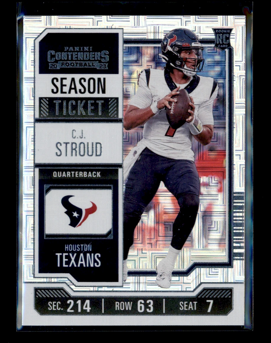 Cj Stroud trading card