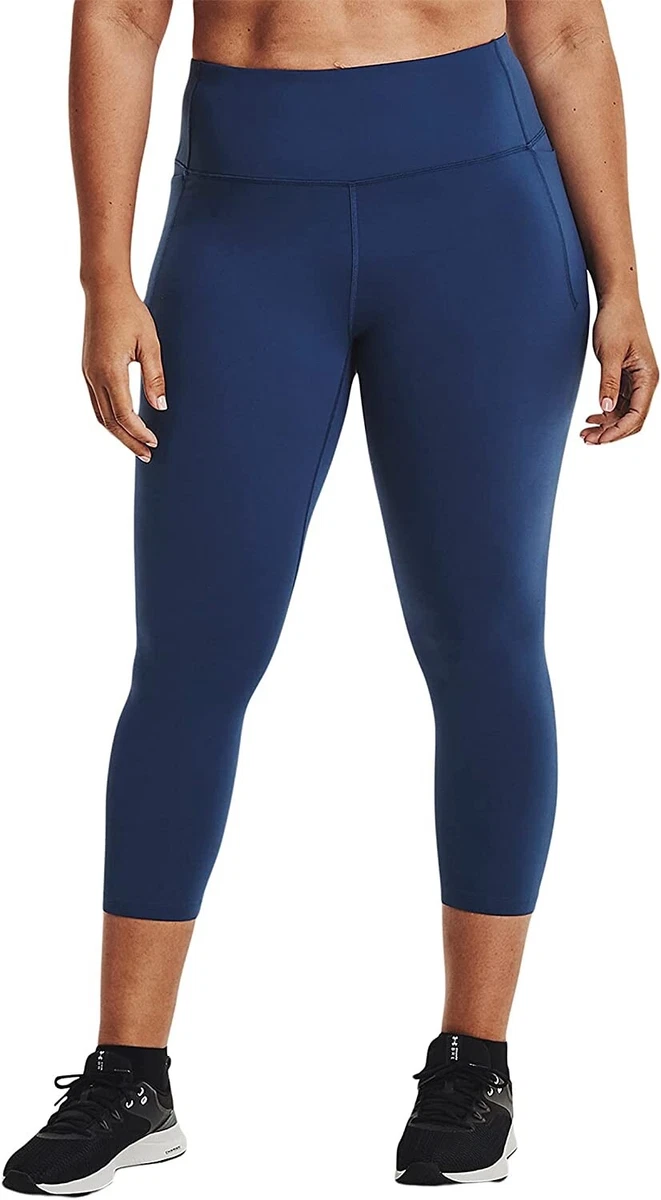 Under Armour Women's Plus Size Meridian Ankle Leggings Navy Size 2X