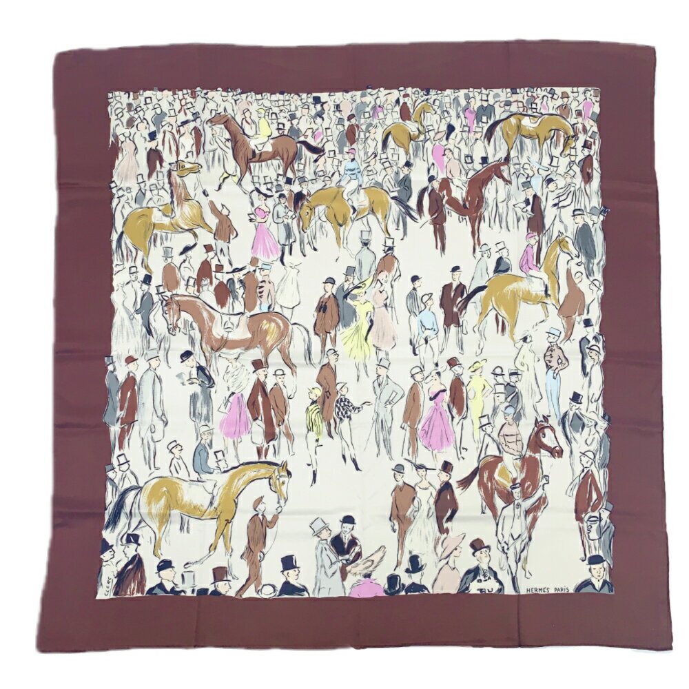 HERMES CARRE JACQUARD FACE ハンカチ BRIQUE HERMES CARRE JACQUARD FACE ハンカチ BRIQUE - メルカリ