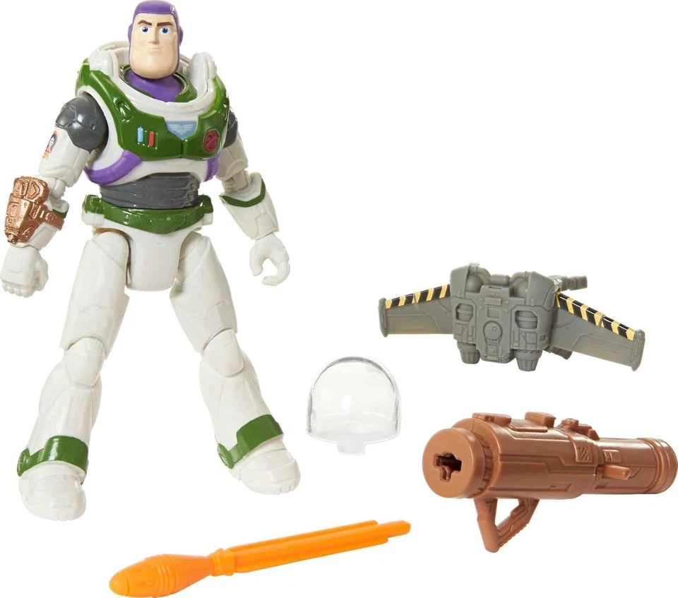 Mattel Disney Pixar Lightyear, Misión Equipada Buzz Lightyear Figura Blaster Foto 2 de 4