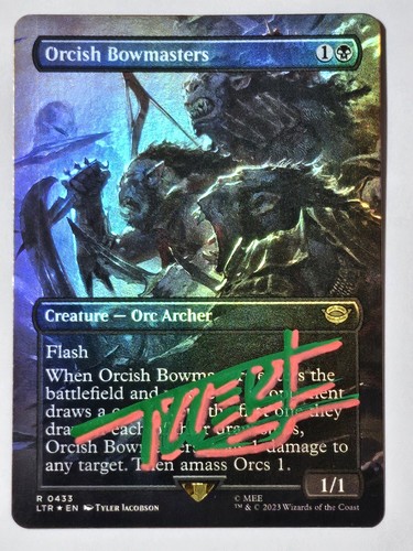 Orcish Bowmasters (Borderless) 433 MTG The Lord of the Rings (LTR