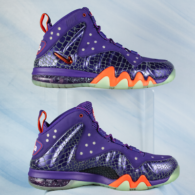 Size 10 NIKE BARKLEY POSITE MAX PHOENIX SUNS Purple Men's