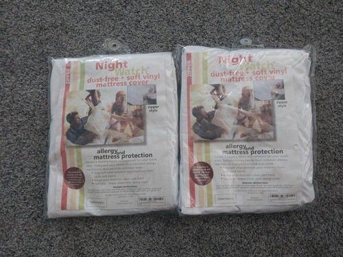 Night Watch Allergy Dustmites Bed Bugs and Mattress Protection Zipper Style New - Picture 21 of 21