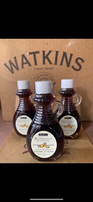 Vtg Watkins Extract-2 Fl. Oz. Glass Bottle- Full/Sealed- BUTTERSCOTCH
