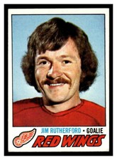 1977 Topps #239 Jim Rutherford - Detroit Red Wings
