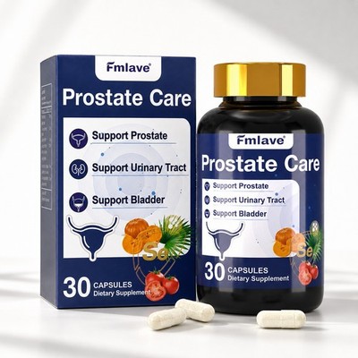 Prostate Supplement Urinary Support Capsules Zinc Saw Palmetto Pumpkin Seed Oil