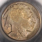 1935-S Buffalo Nickel. ANACS MS-63. Starts at .99. NO RESERVE