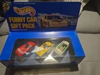 Vintage Hot Wheels FUNNY CAR Gift Pack 1990 Mattel Original Sealed 3 Cars