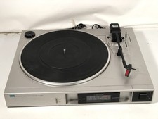 SANSUI P-D11 Direct Drive Turntable Record Player Vintage Silver Made In Japan