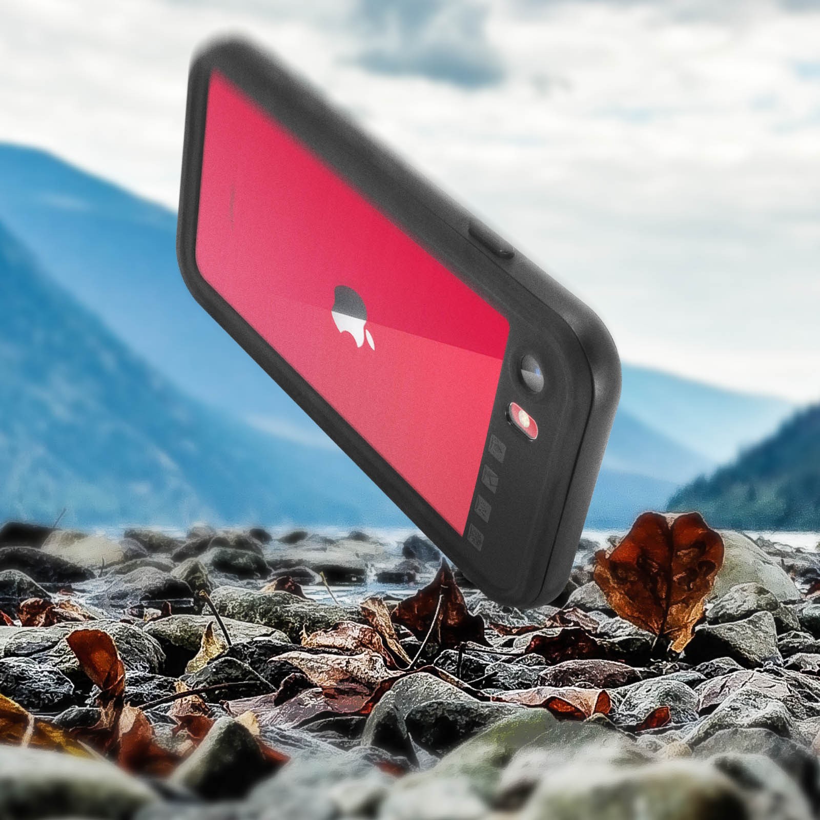 Coque étanche IP68 pour iPhone SE 2020, 8, 7 - Couleur noir mat - 3