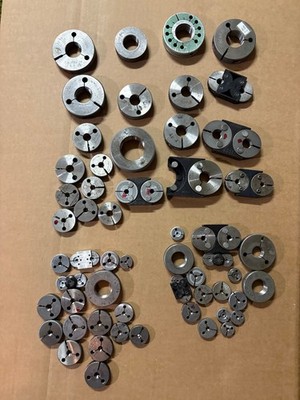 64 pc Lot of Thread Ring Gage Go NoGo Machinist Lot Swanson Westport Efco Others