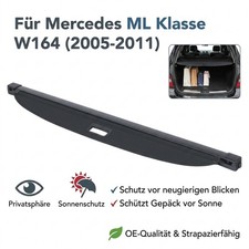 Mercedes ML Klasse W164 2005-2011 Laderaumabdeckung Abdeckrollo Kofferraum Neu Mercedes ML Klasse W164 2005-2011 Laderaumabdeckung Abdeckrollo Kofferraum Neu