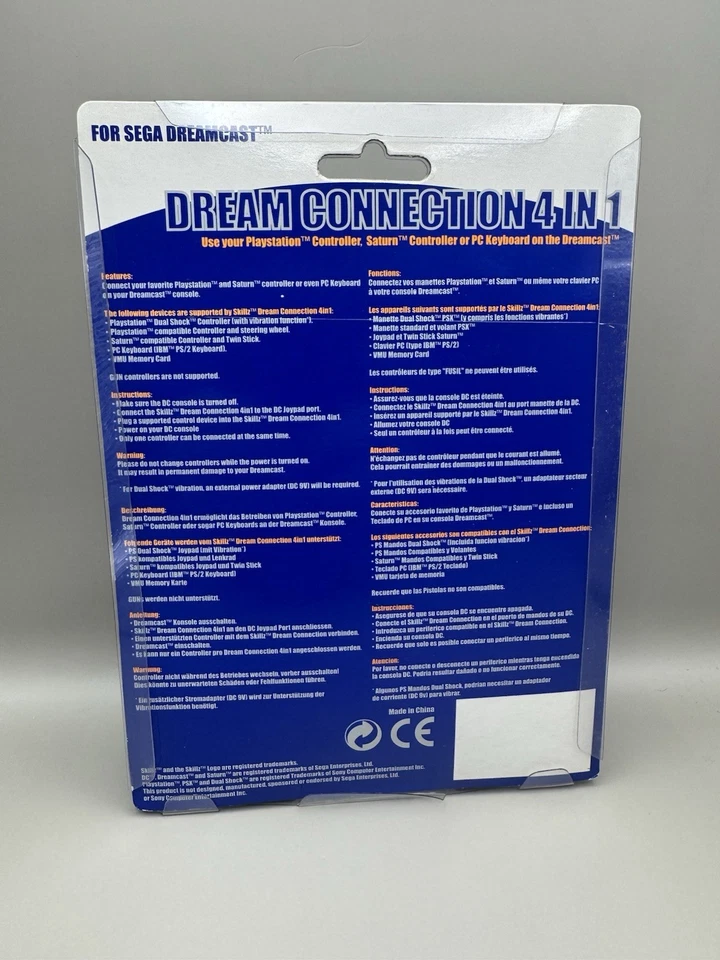 Skillz Dream Connection 4 in 1 Controller Adapter For Sega Dreamcast - New! - Image 2 of 2