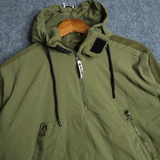 Adidas 1/4 Zip Pullover Jacket Mens Medium Olive Green Originals Brand Pack