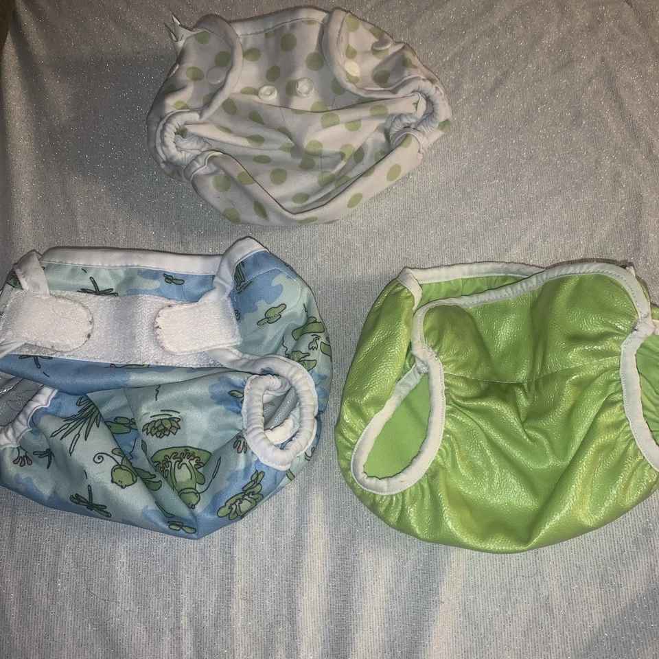 One-Size Diaper Covers - 3 count- Gently used - Image 2 of 2