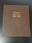 Collection Of 36 Franklin Half Dollars, Near Complete Set In Dansco Album