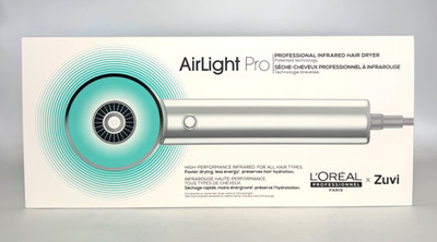 AirLight Pro Hair Dryer Augmented w/Infrared Light - L Oréal & Zuvi *NEW SEALED*