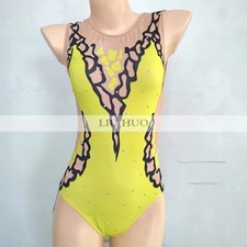 Rhythmic Gymnastics Leotard Girl Costume Performance Competition Dance Dress