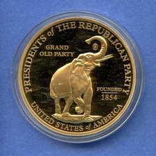 Presidents of the Republican Party GOP Herbert Hoover Commemorative 1.5