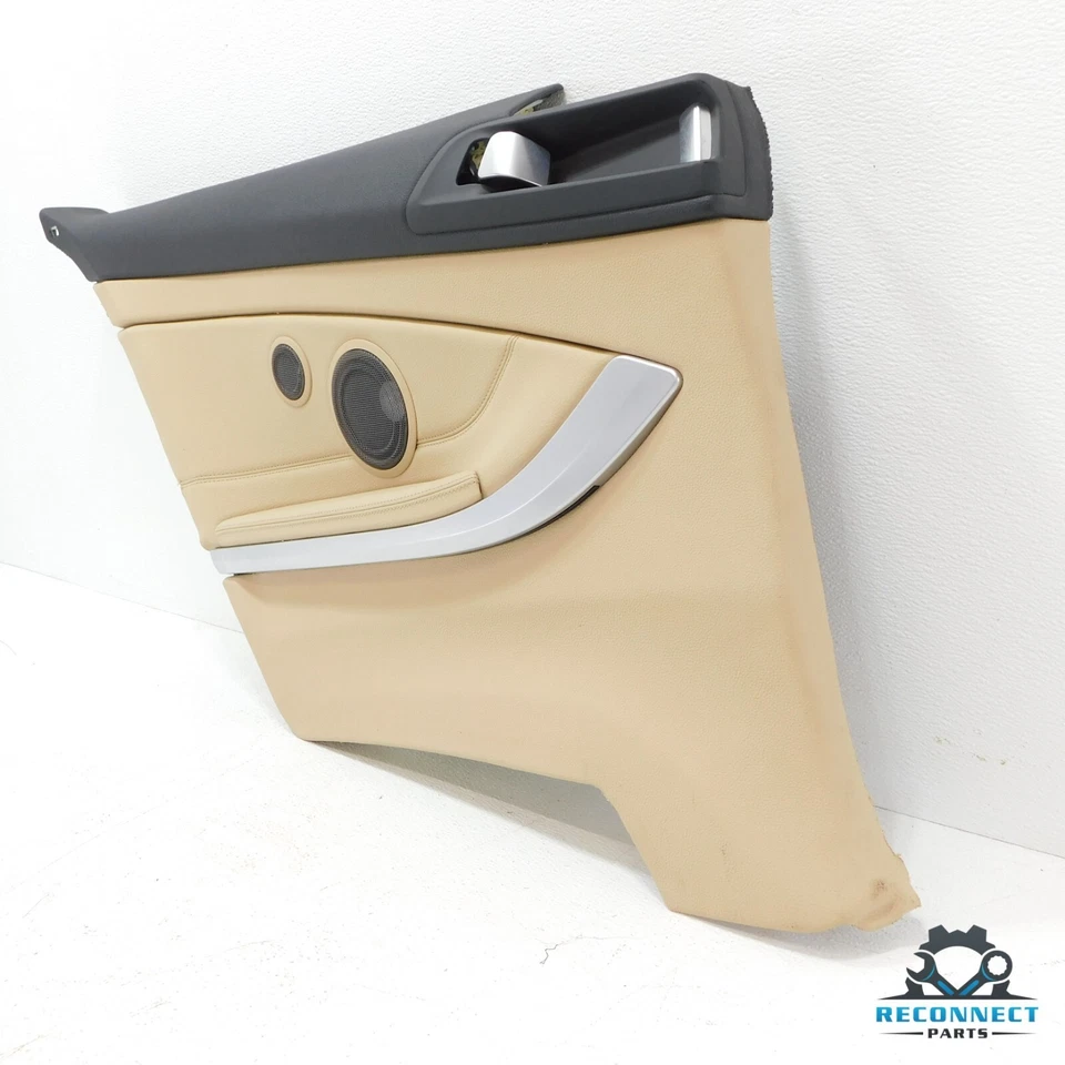 14-20 BMW 428i F32 Rear Left Lower Interior Quarter Panel Trim Cover Beige OEM - Image 2 of 4