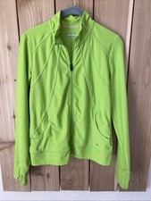 Xersion Green Full Zip Long Sleeve Jacket Size Small Petite