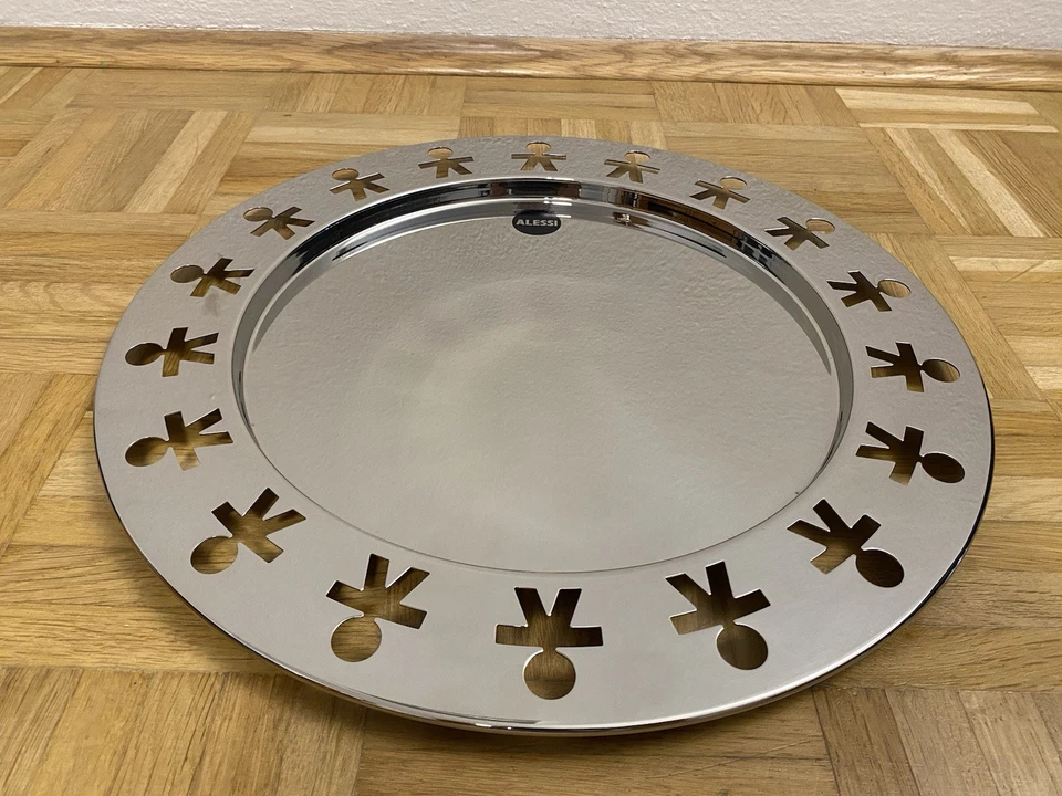 Alessi Girotondo King Kong Tablett 40cm Serviertablett, Teller, originalverpackt - Bild 2 von 4