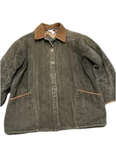 VTG Jones New York Green Barn Coat Women’s Size Large