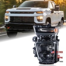 Headlight Fits 2020-2023 Chevy Silverado 2500HD 3500HD Left Driver Side