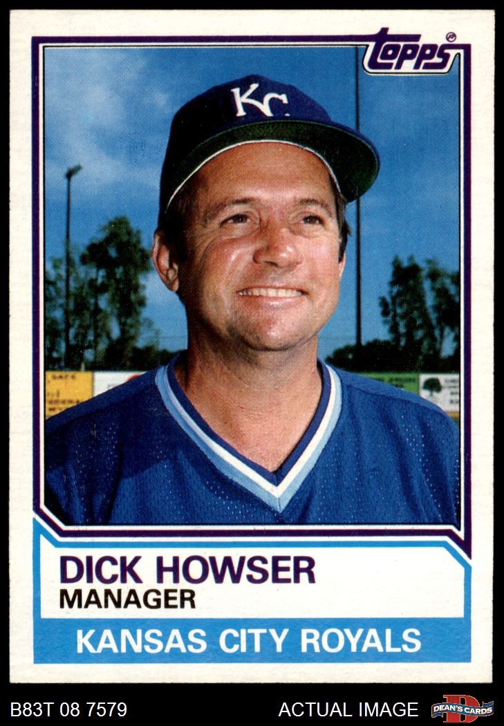 1983 Topps #96 Dick Howser Royals MANAGER 8.5 - NM/MT+